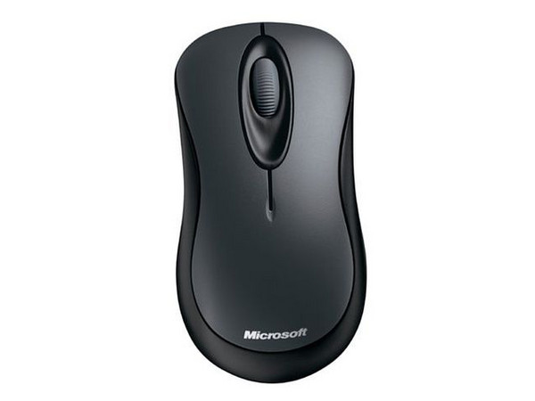 Mouse Microsoft Standard Óptico Inalámbrico, Color Negro, USB.