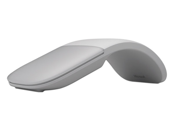 Mouse inalámbrico Microsoft Surface Arc, Bluetooth, Color Gris.
