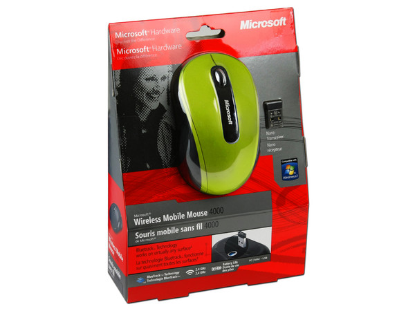 Mouse Microsoft Wireless Mobile Mouse 4000 BlueTrack, Inalámbrico. USB