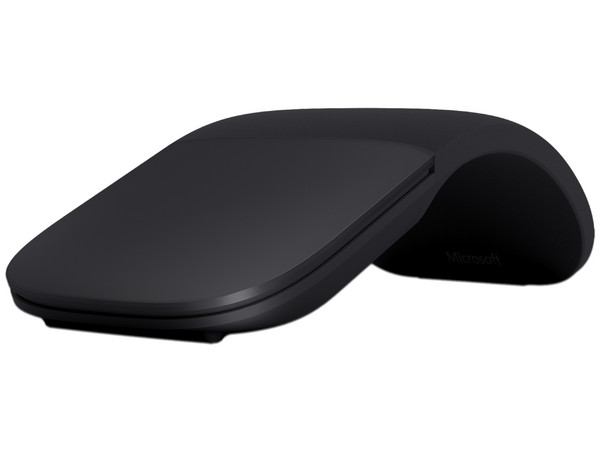 Mouse inalámbrico Microsoft Arc, BlueTrack, Bluetooth. Color Negro.