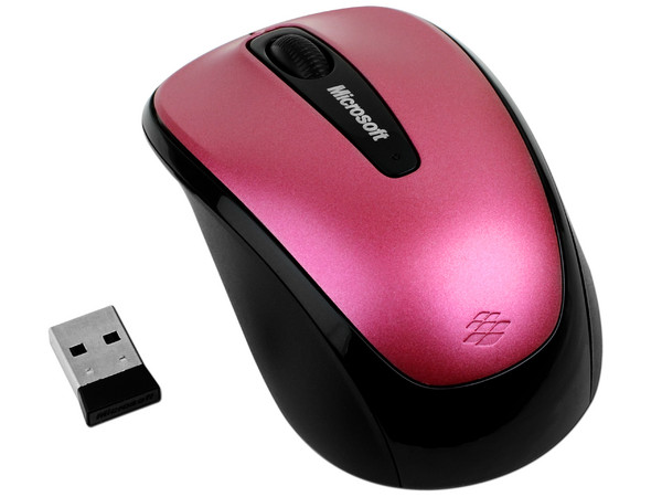 Mouse Microsoft Wireless Mobile 3500 BlueTrack, Inalámbrico. USB 2.0. Color Rosa
