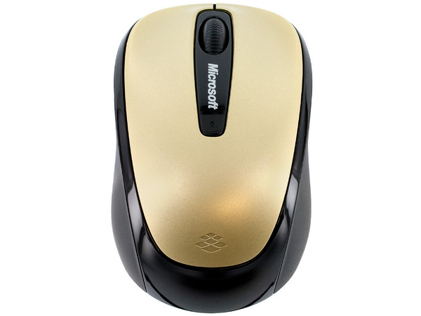 Mouse Microsoft Wireless Mobile 3500 BlueTrack, Inalámbrico. USB 2.0. Color Dorado.