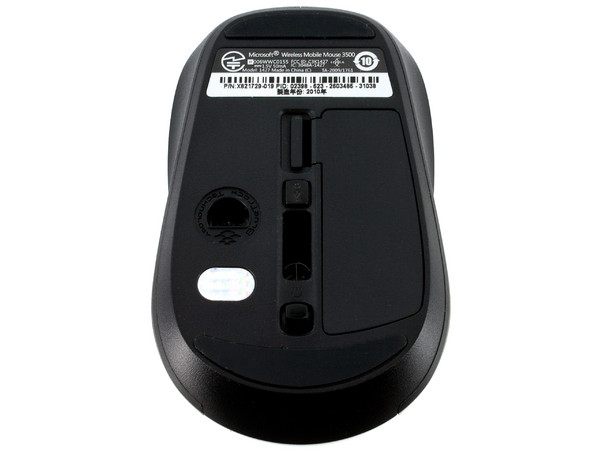 Mouse Microsoft Wireless Mobile 3500 BlueTrack, Inalámbrico. USB 2.0. Color Dorado.