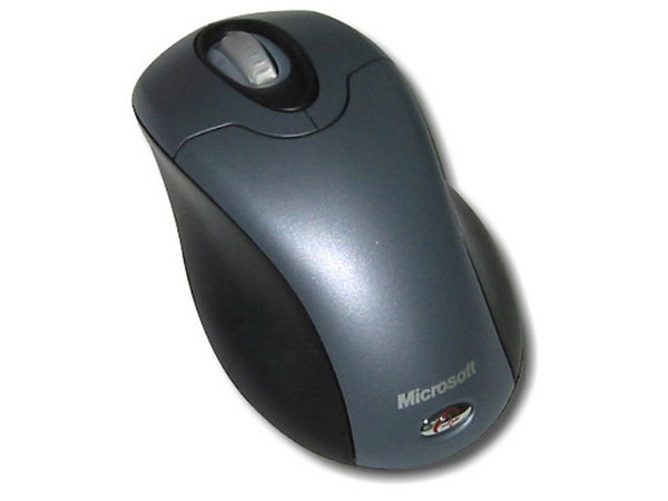 Mouse Microsoft Inalámbrico Color Gris Metalico PS2 y USB
