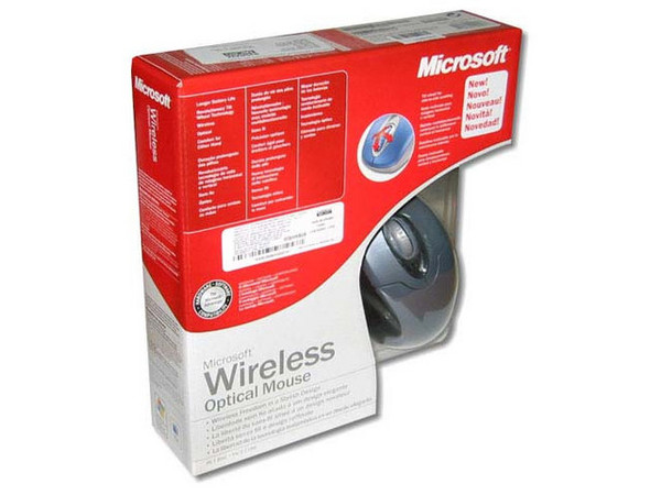 Mouse Microsoft Inalámbrico Color Gris Metalico PS2 y USB
