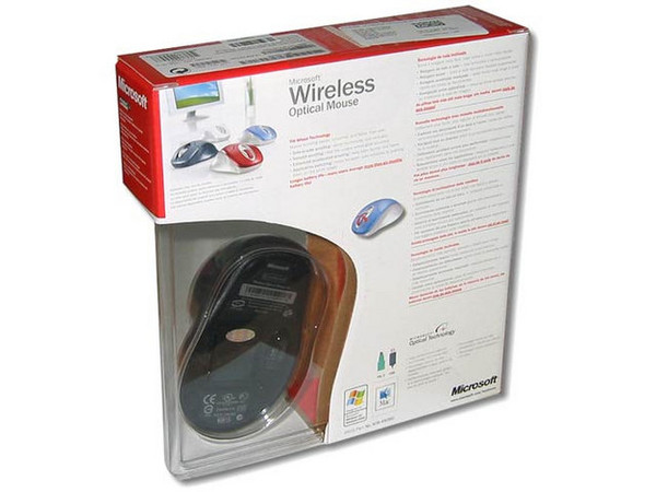 Mouse Microsoft Inalámbrico Color Gris Metalico PS2 y USB