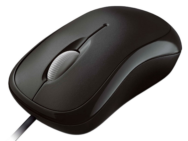 Mouse Óptico Microsoft P58-00057, hasta 800 dpi. Color Negro.