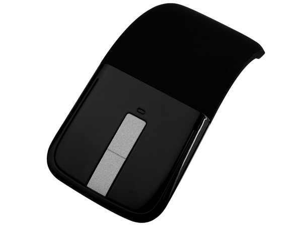 Mouse Microsoft Arc Touch, tecnología BlueTrack, Inalámbrico, USB. Color Negro.