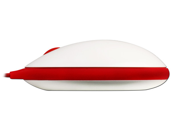 Mouse Microsoft Express, Tecnología BlueTrack. USB 2.0. Color Blanco/Rojo