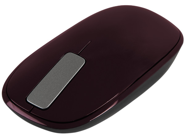 Mouse Inalámbrico Microsoft Explorer Touch, tecnología BlueTrack, USB. Color Rojo Sangria 