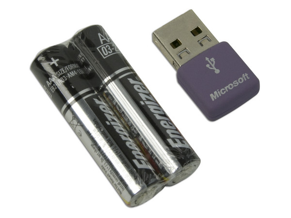 Mouse Microsoft Arc láser Inalámbrico USB, diseño cómodo y plegable. Color Púrpura