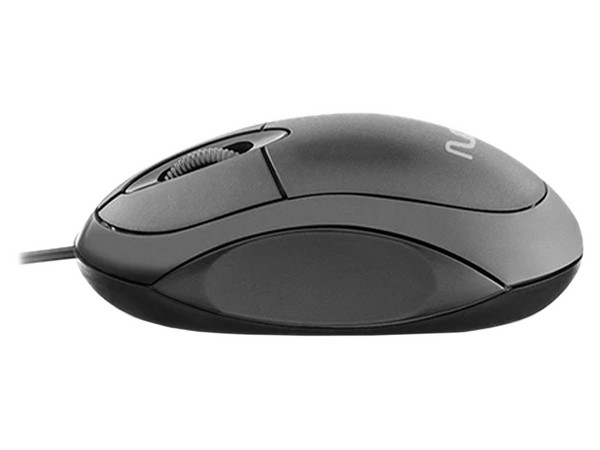 Mouse Óptico Alámbrico Multi MO300, 1200 DPI, USB. Color Negro.