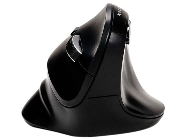 Mouse Ergonómico Naceb Óptico Infinity Vertical VS1, Inalámbrico, Bluetooth, 1.600DPI, Color Negro.