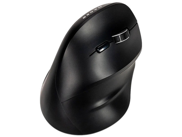 Mouse Ergonómico Naceb Óptico Infinity Vertical VS1, Inalámbrico, Bluetooth, 1.600DPI, Color Negro.
