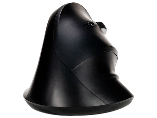 Mouse Ergonómico Naceb Óptico Infinity Vertical VS1, Inalámbrico, Bluetooth, 1.600DPI, Color Negro.