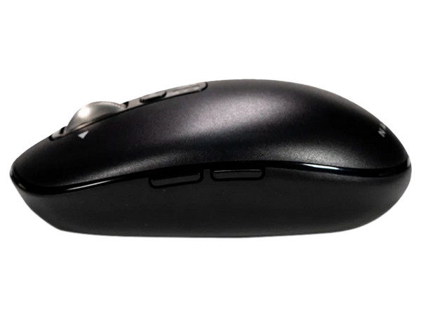 Mouse Inalámbrico Naceb Slim Negro NA-0131N, 3200 DPI, 6 Botones, Bluetooth.