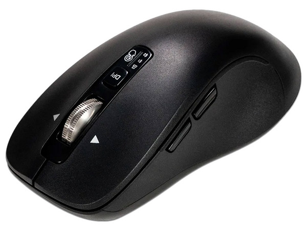 Mouse Óptico Naceb NA-0132, Inalámbrico, Ambidiestro, 32.000DPI, Color Negro
