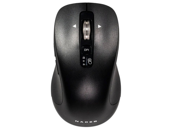 Mouse Óptico Naceb NA-0132, Inalámbrico, Ambidiestro, 32.000DPI, Color Negro