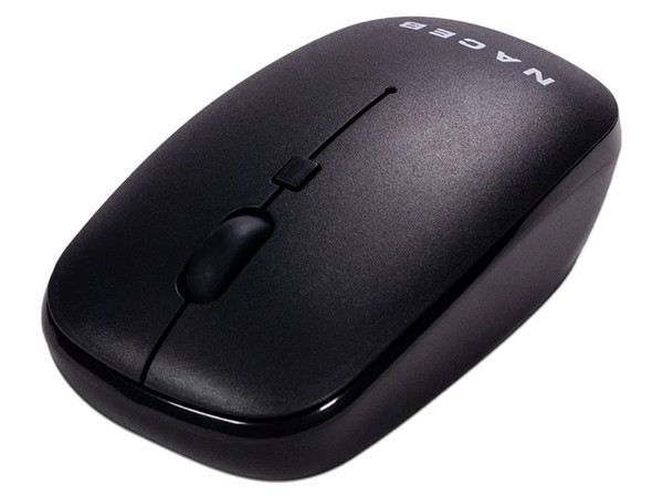 Mouse Naceb Slim Negro Inalámbrico 2.4G.