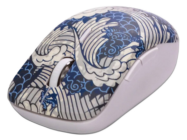 Mouse Óptico Inalámbrico Naceb NA-0138A, Receptor USB, Color Azul.