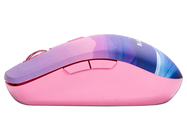 Mouse Óptico Inalámbrico Naceb NA-0138B, Receptor USB, Color Morado.