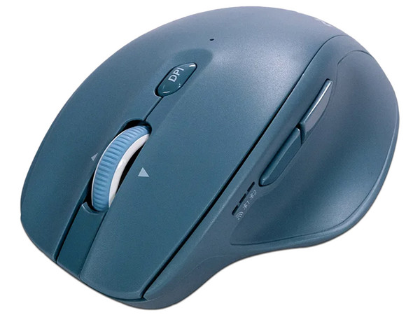 Mouse Óptico Inalámbrico NACEB NA-0139A, Receptor USB, 5 Botones, Color Azul.