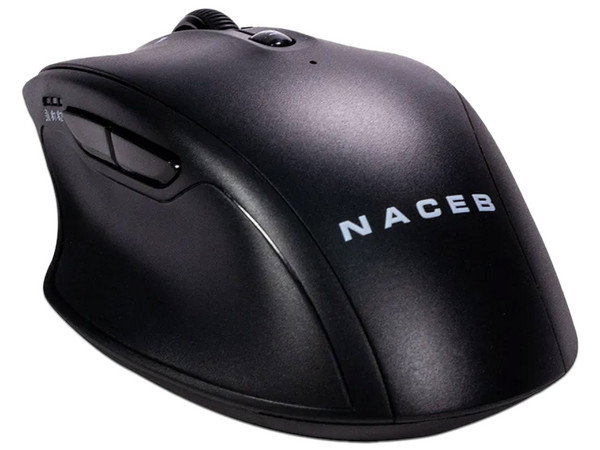 Mouse Inalámbrico Naceb Technology NN-0139N, 5 Botones, 1600 DPI, RF, Color Negro.