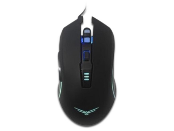 Mouse Gamer Naceb Horus NA-0937, hasta 3200 dpi, 6 botones, LED. Color Negro.