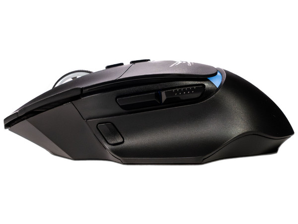 Mouse Gamer Inalámbrico NACEB SETARA DINASTY, hasta 10.000 DPI, Bluetooth, Receptor USB. Color Negro.