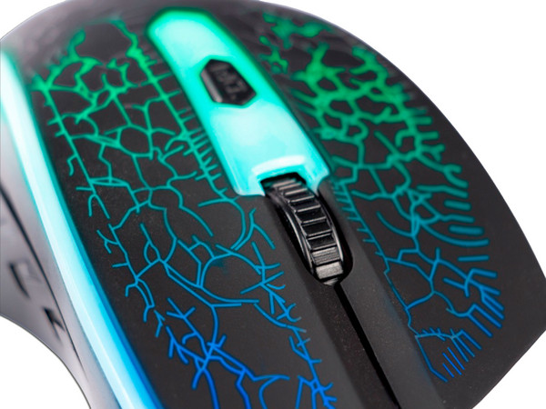 Mouse óptico NACEB NA-592, USB. Color Negro.