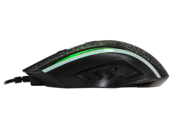 Mouse Óptico Gamer Naceb NA-632, hasta 1200dpi, 4 botones, Iluminación LED. Incluye Mouse Pad Gamer