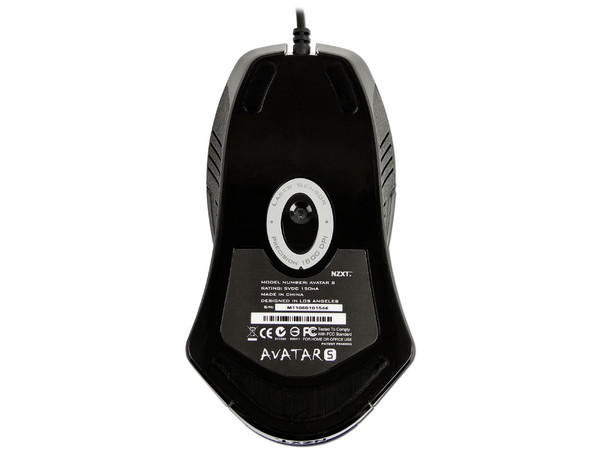Gaming Mouse Láser NZXT Avatar S, USB. Color Negro 