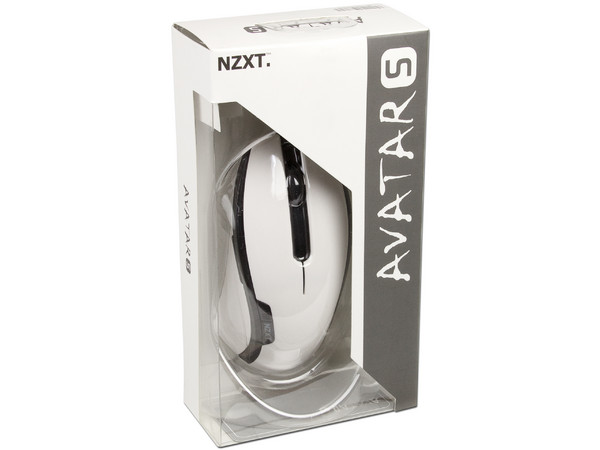 Gaming Mouse Láser NZXT Avatar S, USB. Color Blanco