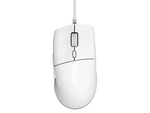 Mouse Gamer NZXT Lift 2 Ergo, hasta 26,000 dpi, 6 botones, USB. Color Blanco.