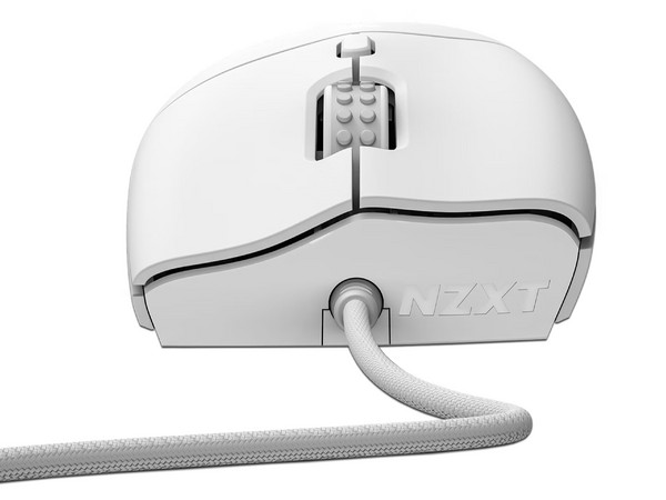 Mouse Gamer NZXT Lift 2 Ergo, hasta 26,000 dpi, 6 botones, USB. Color Blanco.