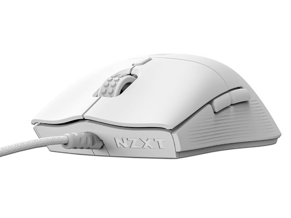 Mouse Gamer NZXT LIFT 2 SYMM, 6 Botones, hasta 26.000DPI, USB, Color Blanco.