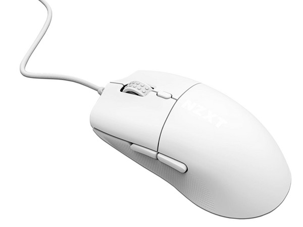 Mouse Gamer NZXT LIFT 2 SYMM, 6 Botones, hasta 26.000DPI, USB, Color Blanco.