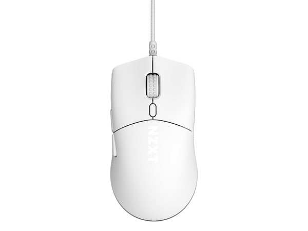 Mouse Gamer NZXT LIFT 2 SYMM, 6 Botones, hasta 26.000DPI, USB, Color Blanco.