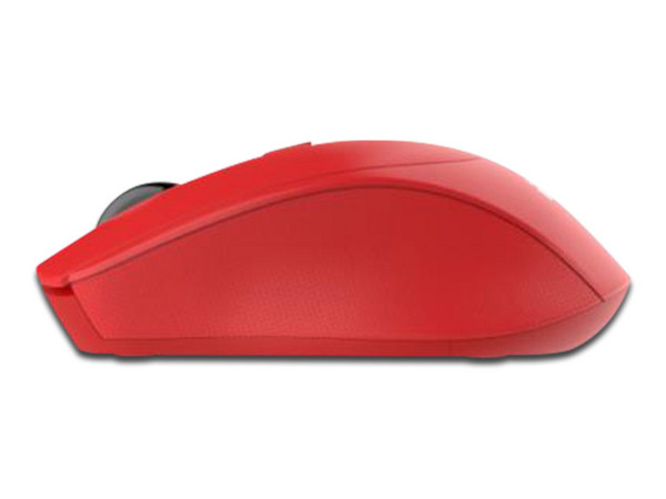 Mouse Óptico Inalámbrico Nextep NE-411E, Receptor USB. Color Rojo.