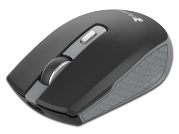 Mouse Óptico Inalámbrico Nextep NE-413NG, Receptor USB. Color Negro/Gris.