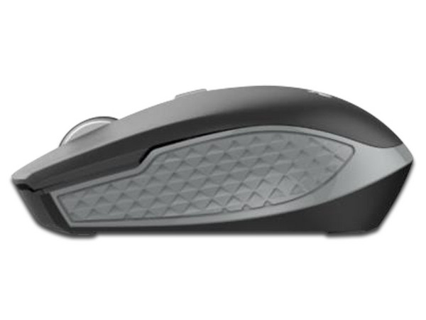 Mouse Óptico Inalámbrico Nextep NE-413NG, Receptor USB. Color Negro/Gris.