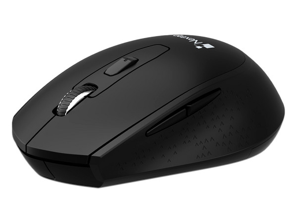 Mouse Óptico Inalámbrico Nextep NE-410X, hasta 1600 dpi, 6 botones, Bluetooth. Color Negro.