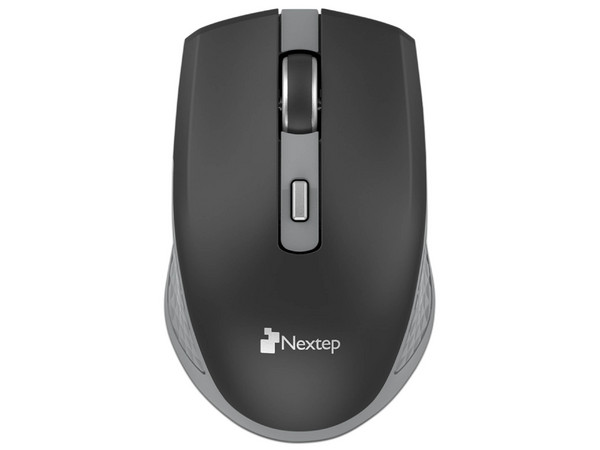 Mouse Inalámbrico Nextep NE-413NG: Recargable y Resolución de 1600 dpi. Color Negro/Gris.