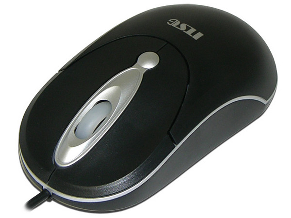Mouse ITSG Óptico con Scroll, PS/2. Color Negro