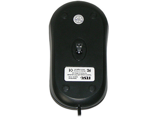Mouse ITSG Óptico con Scroll, PS/2. Color Negro