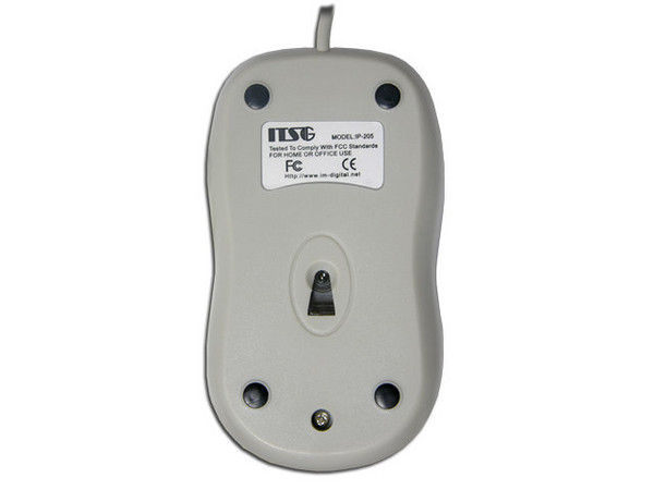 Mouse Óptico ITSG 2 botones y scroll, PS/2