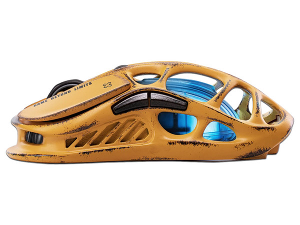 Mouse Gamer Inalámbrico GravaStar Mercury M1 Pro, Sensor Óptico, 26000 DPI, Diseño Ergonómico, Receptor USB, Bluetooth, USB Tipo C. Edición Especial Amarillo.