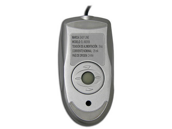 Mouse Easy Line Optomecánico, PS/2