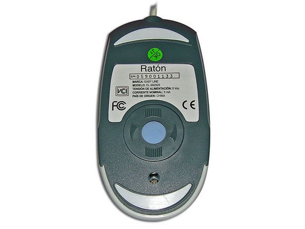 Mouse Ergonómico Perfect Choice Color Gris, USB.