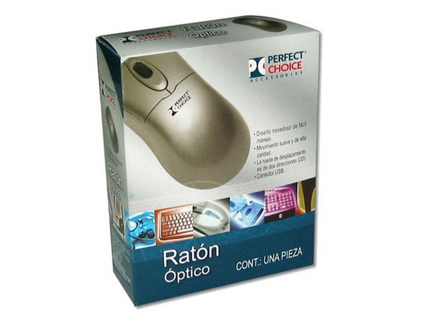 Mouse Perfect Choice 2D Óptico, USB
